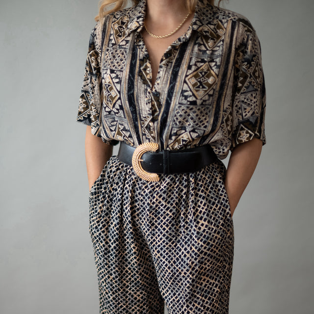 80's Vtg Rare Geometric Set